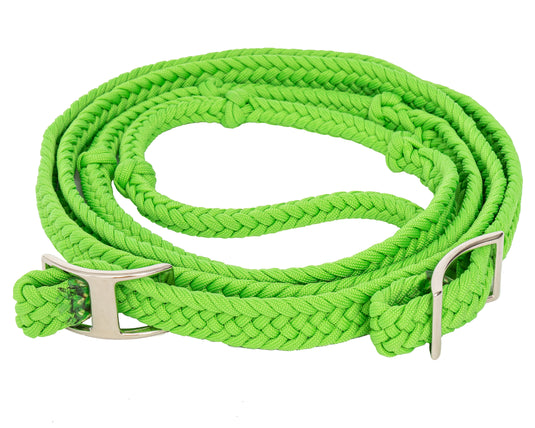 Round Braided Barrel Reins w/Knots