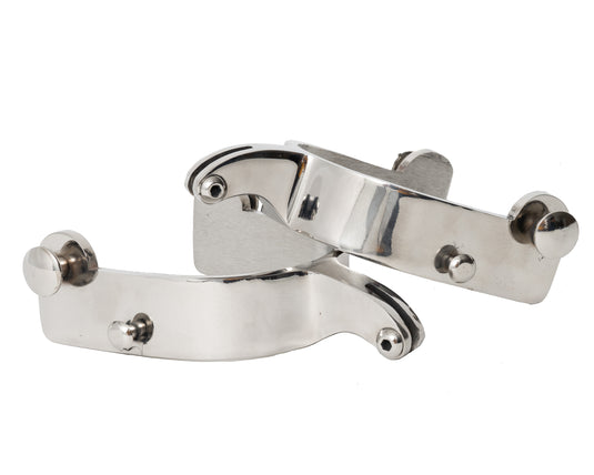 Beastmaster Stainless Saddle Bronc Spurs