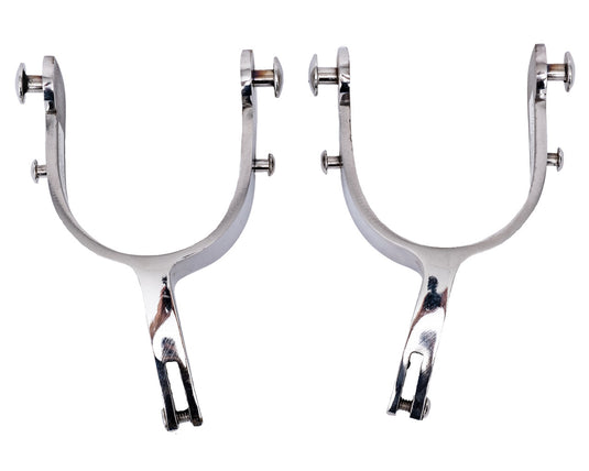 Beastmaster Stainless Bareback Spurs - Tear Drop