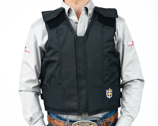 Right 1200 Series Adult Rodeo Vest - Polyduct Front