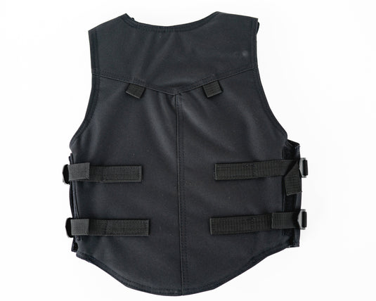 Ride Right 1200 Series Youth Rodeo Vest - Black Polyduct Back