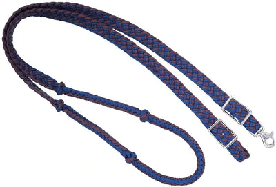 Load image into Gallery viewer, Tough1® Deluxe Knotted Cord Roping Reins
