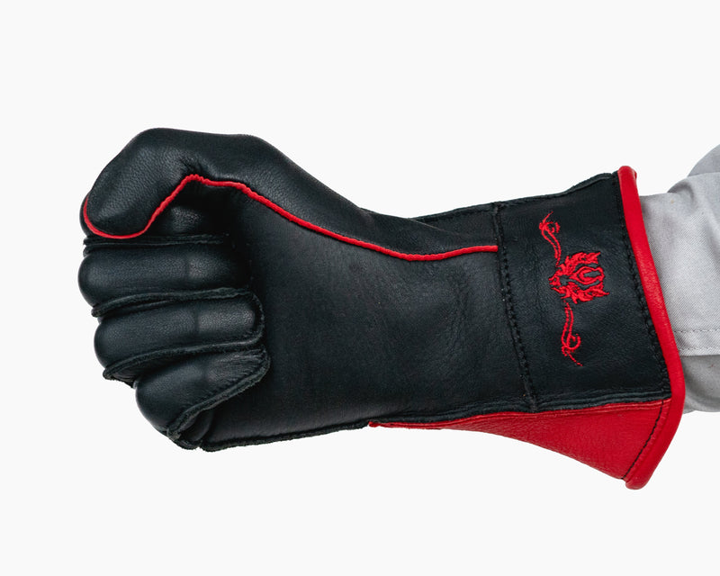 Load image into Gallery viewer, Bull Riding Glove with Stitching on the Outside
