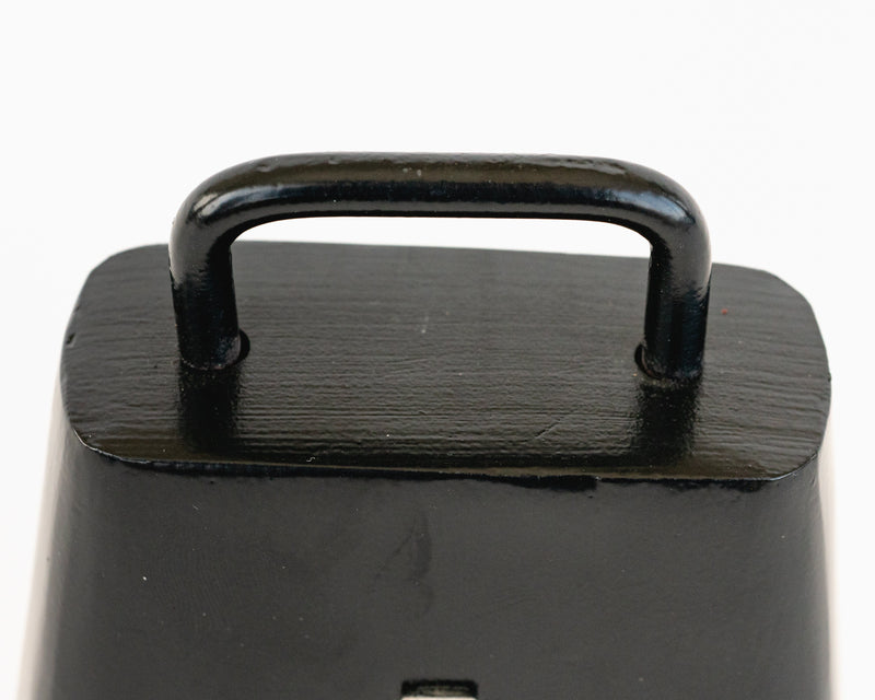 Load image into Gallery viewer, Black Bull Bell With Cross Large Handle
