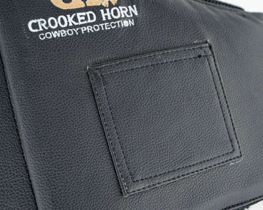Crooked Horn Youth Bullrider Pleather Rodeo Vest Pocket