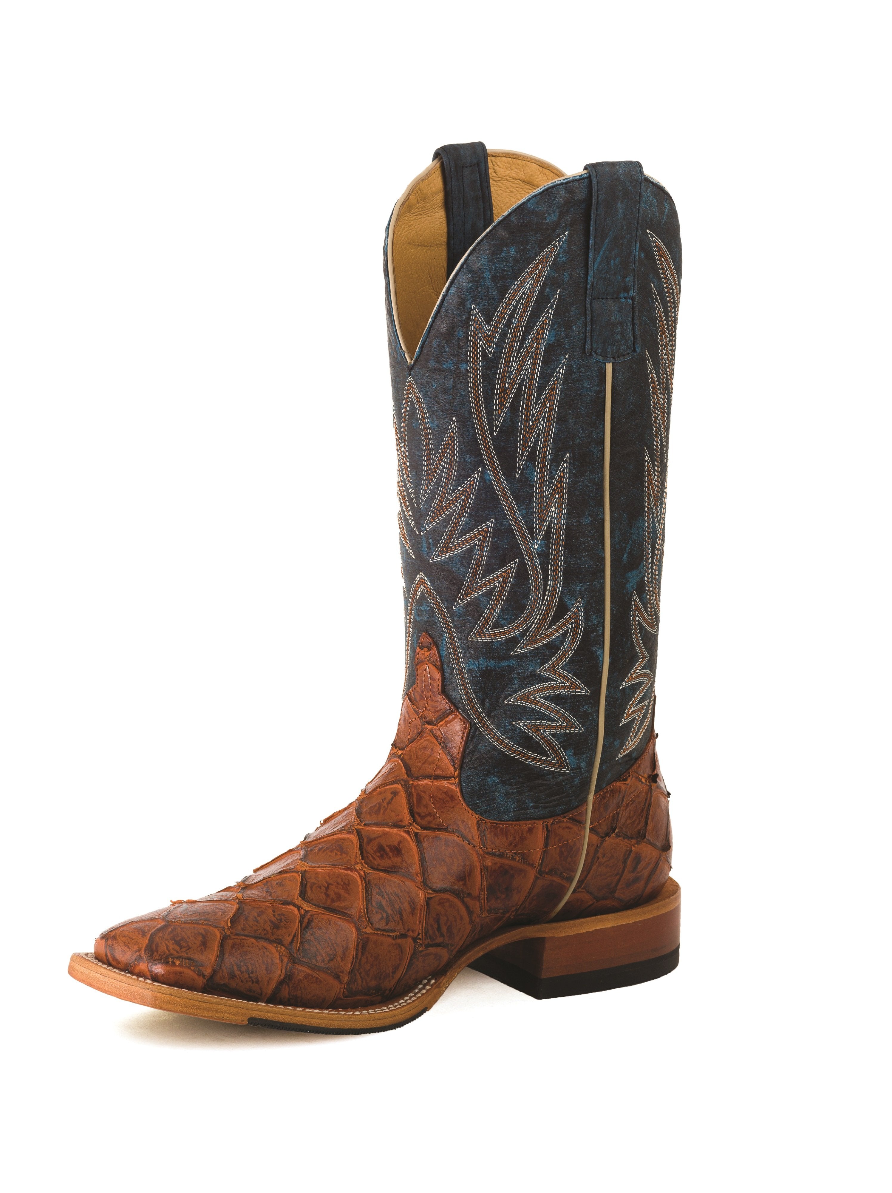 Horse Power Adult Boots - HP1823 Cognac Filet Bottom with Seas the
