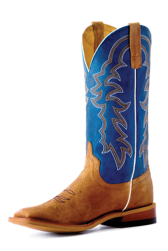 HP1836 Pecan Barking Iron with Sugared Blue Jeans Top