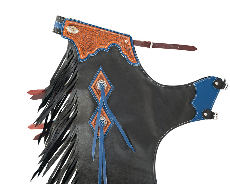 Load image into Gallery viewer, Beastmaster Junior Rodeo Chaps No Leg Design
