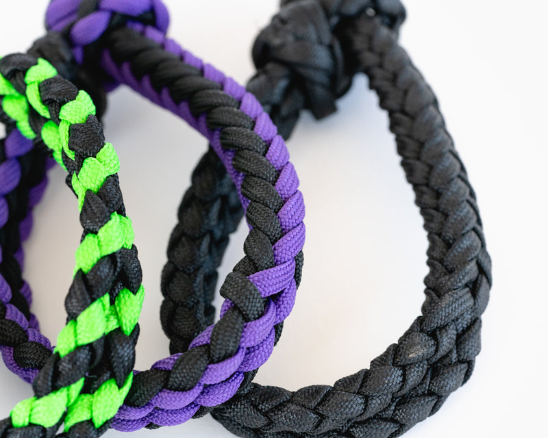 Load image into Gallery viewer, Bull Bell Strap - Black &amp; Green, Black &amp; Purple and Black
