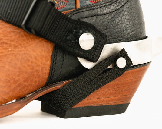 Nylon Under the Heel Straps on Boot