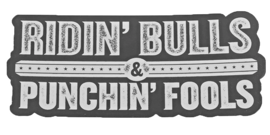 Ridin Bulls & Punchin Decal
