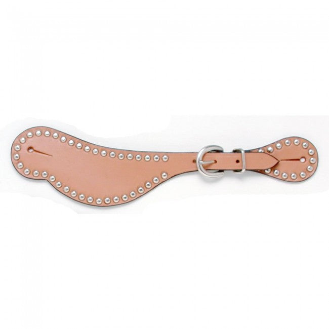 Load image into Gallery viewer, Royal King® Leather Spur Straps with Silver Studs
