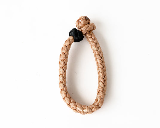 Tan Small Braided Rope Keeper