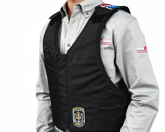 Ride Right Wright Western Saddle Bronc Vest - Hydrotuff Left Side