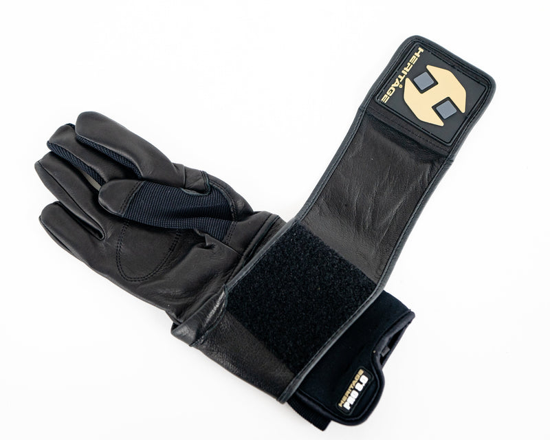 Load image into Gallery viewer, Heritage Youth Wrist Wrap Bull Riding Glove Unwrapped

