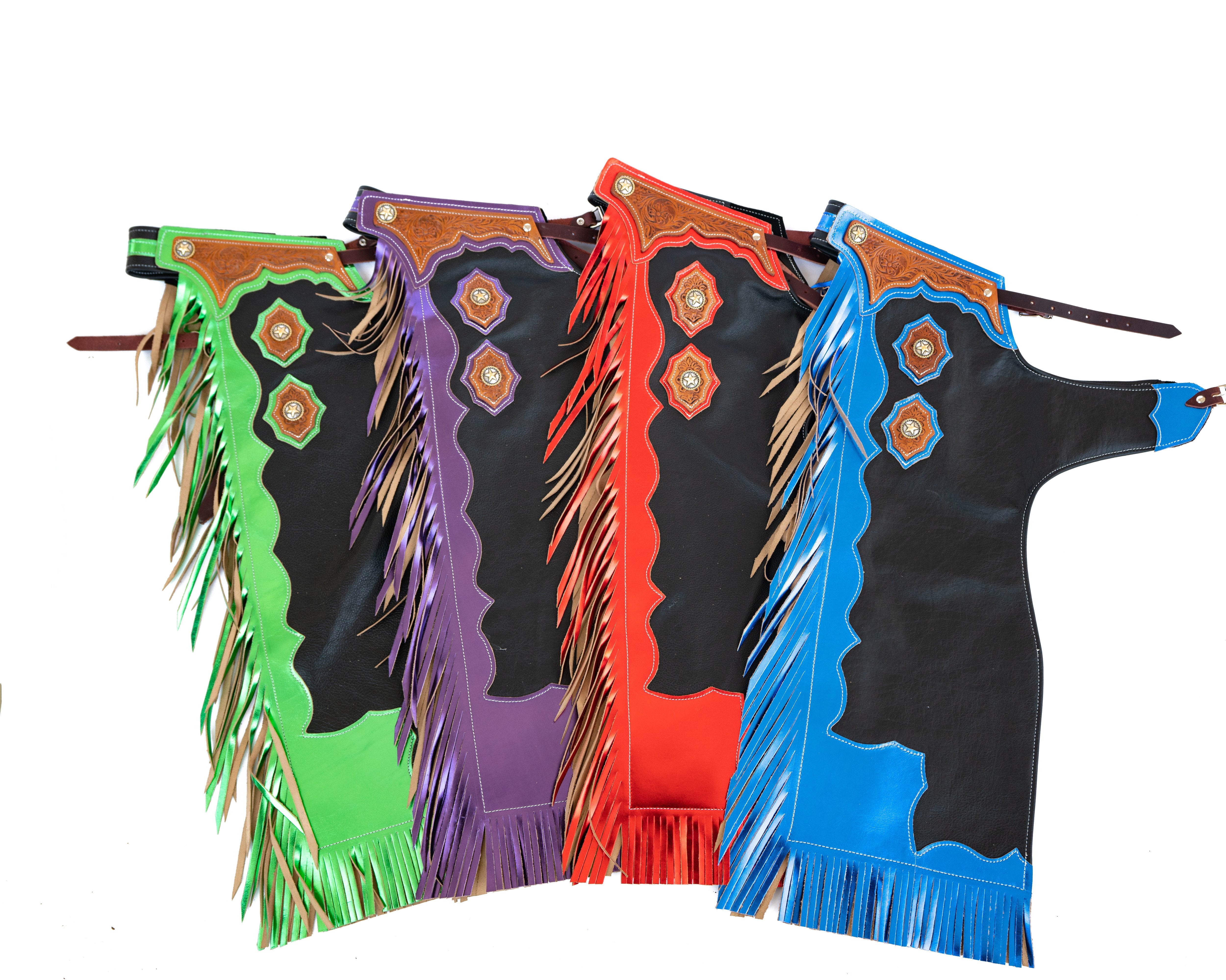 Beastmaster Youth Rodeo Chaps with Leg Design Rodeo Mart