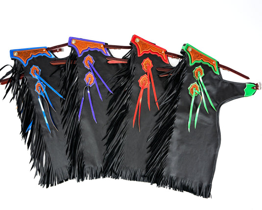 Youth Rodeo Chaps with No Leg Design All Colors