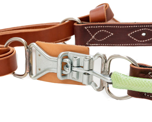 Beastmaster Leather Double Buckle Horse Flank with Sleeve