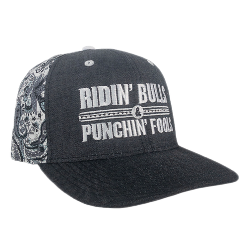 Ridin' Bulls & Punchin Fools Bandana Flatbill