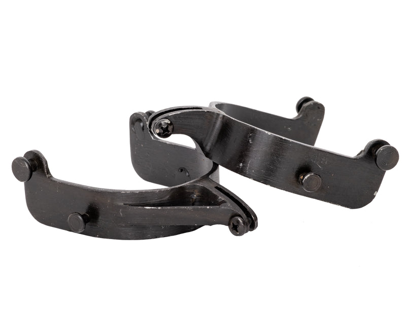 Load image into Gallery viewer, JB Saddle Bronc Spurs - 1 1/4&quot; w/Rein Bar
