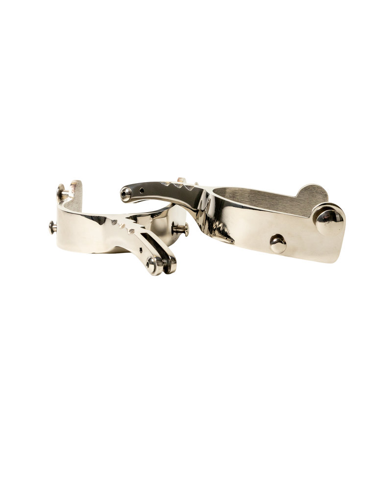 Load image into Gallery viewer, Beastmaster Stainless Steel Bull Riding Spurs
