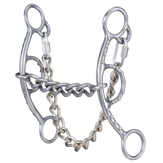 Tough1® Sweet Iron Chain Mouth Short Shank Gag Snaffle