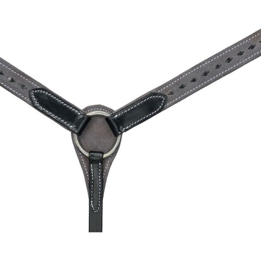 King Series Suede Buckstitch Breastcollar