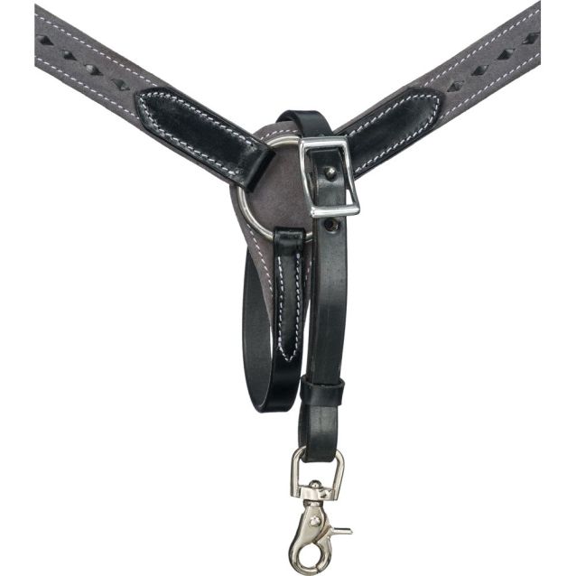 Load image into Gallery viewer, King Series Suede Buckstitch Breastcollar
