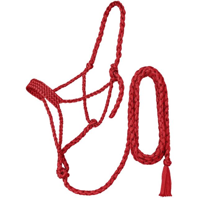 Load image into Gallery viewer, Tough1® Premium Mule Tape Halter with Lead
