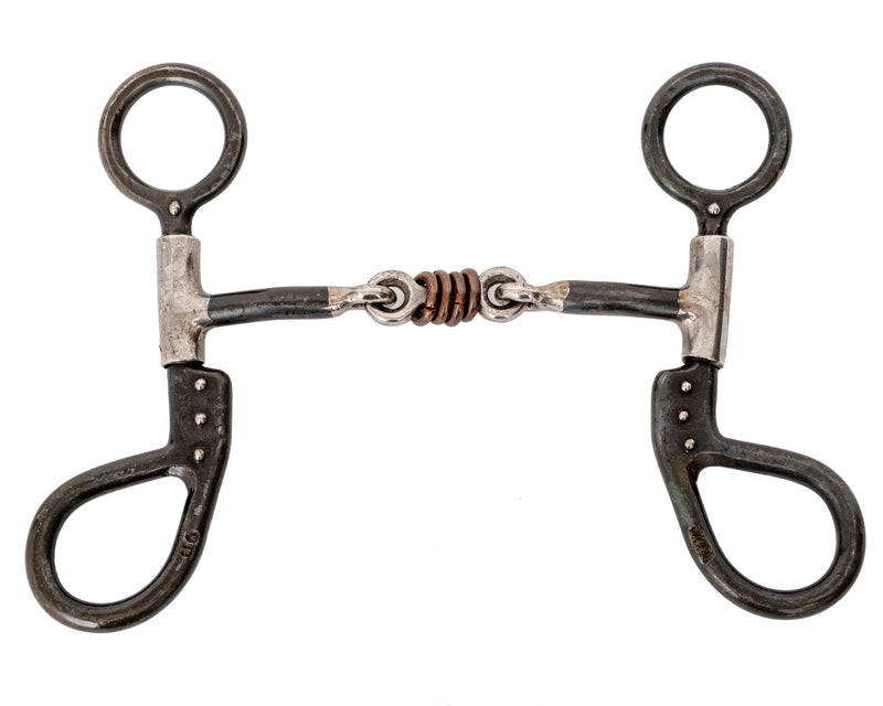 Load image into Gallery viewer, Jerry Beagley Snaffle Bit 9.5mm with Bone
