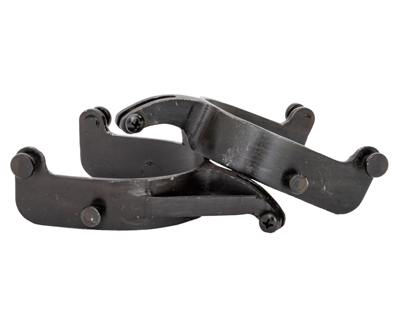 Load image into Gallery viewer, JB Saddle Bronc Spurs - 1 1/2&quot; w/Rein Bar
