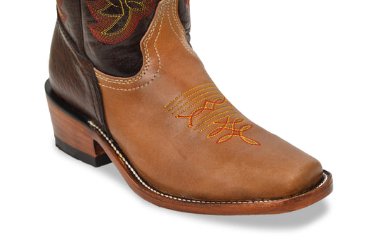 Youth Rough Stock Boots - Brown