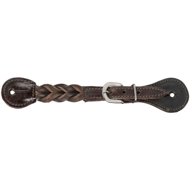 Load image into Gallery viewer, Royal King Braided Leather Spur Straps
