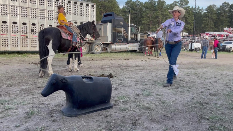 Load image into Gallery viewer, ErinJohnsonropingSomethingCalf1
