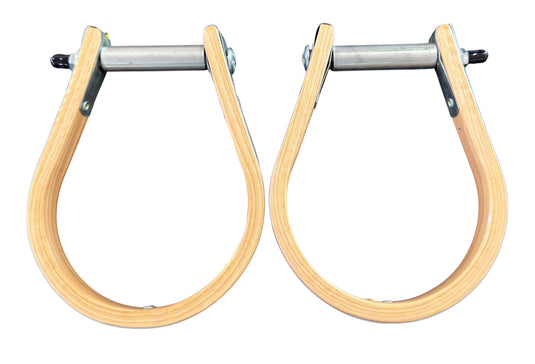 Beastmaster Wood Saddle Bronc Stirrups
