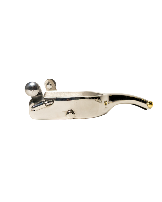 Slingin Shanks Stainless Bull Riding Spur