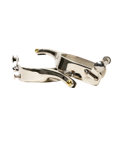 Slingin Shanks Stainless Bull Riding Spur