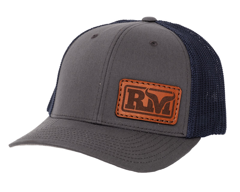 Load image into Gallery viewer, RM Flex Fit Cap Charcoal/Navy

