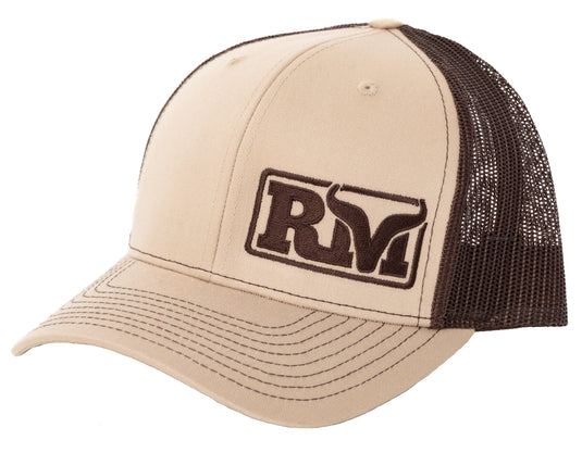 RM Embroidered Trucker Cap - Tan