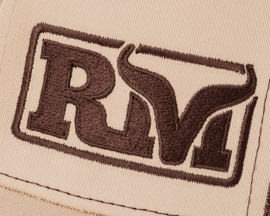 Rodeo Mart Embroidered Trucker Cap - Tan
