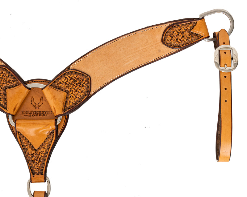 Load image into Gallery viewer, Beastmaster Roughout w/Tooled Ends Breast Collar
