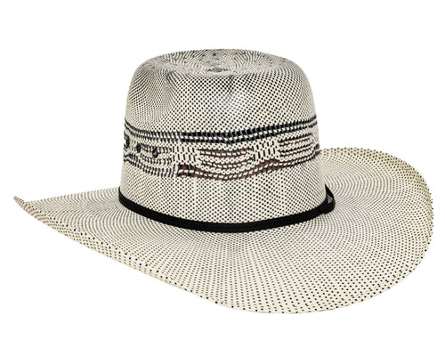 Youth Bull Rider Straw Hat Two Tone