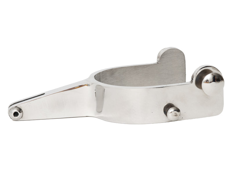 Load image into Gallery viewer, Stainless Steel Bareback Spurs - Straight Shank
