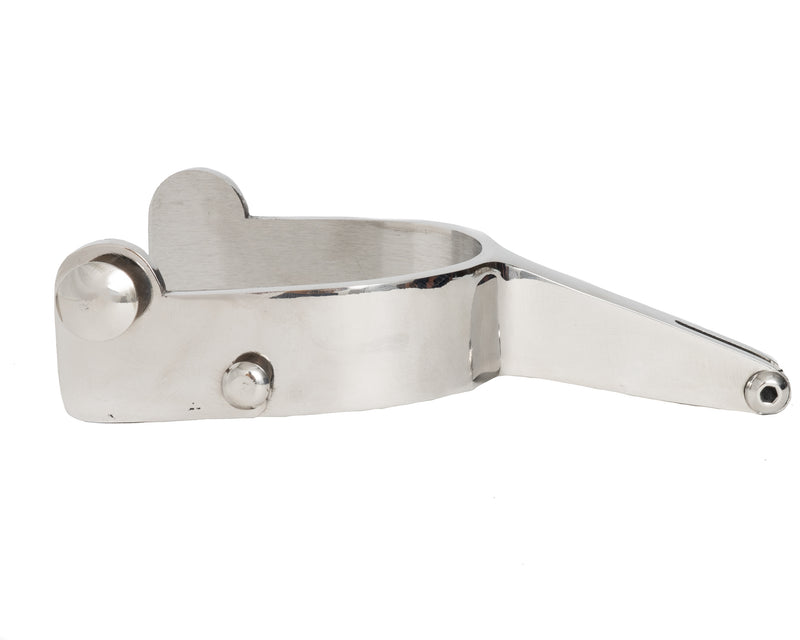 Load image into Gallery viewer, SS Bareback Spurs - Straight Shank
