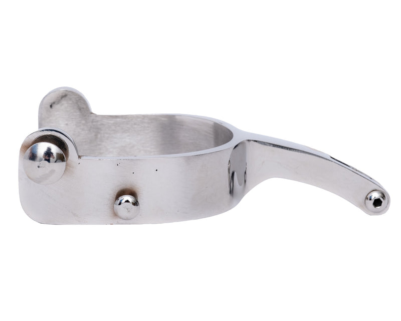 Load image into Gallery viewer, Stainless Steel Bareback Spurs - Drop Shank
