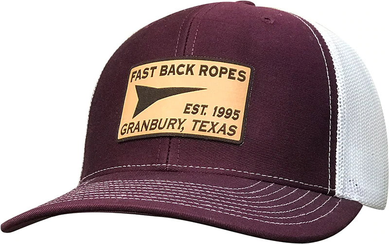 Load image into Gallery viewer, Fast Back Leather Patch Cap - Rocket Logo
