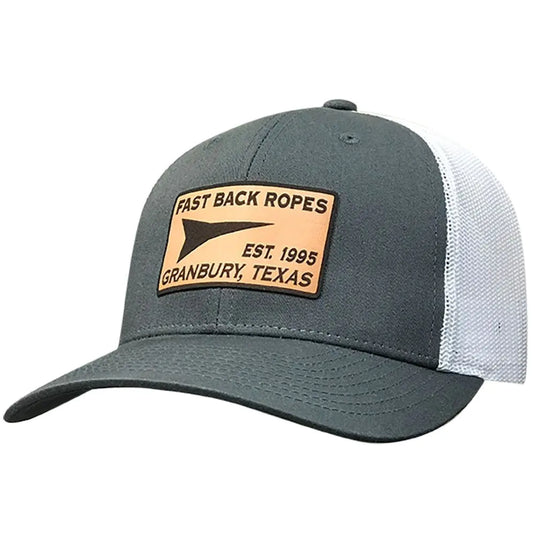 Fast Back Leather Patch Cap