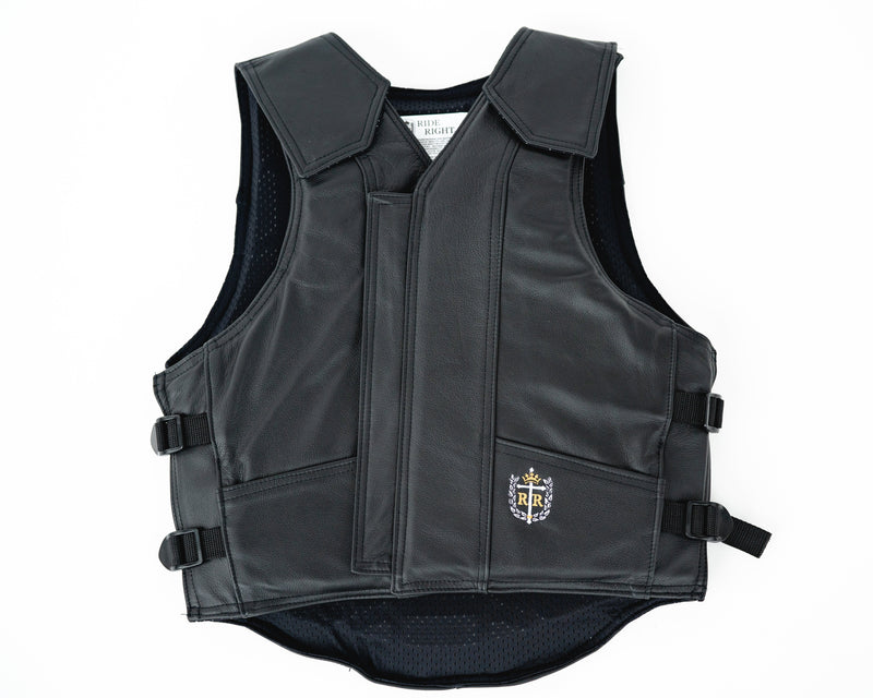 Load image into Gallery viewer, Ride Right 1200 Series Adult Rodeo Vest - Leather
