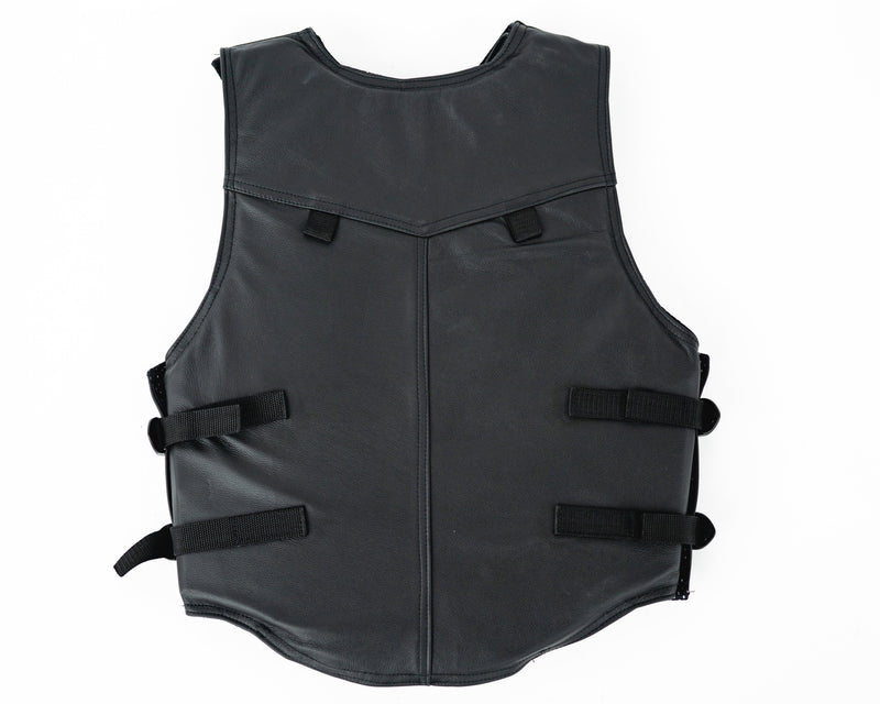 Bull Riding Jackets Ride Right 1200 Series Leather Bull Riding Vest – Rodeo Mart