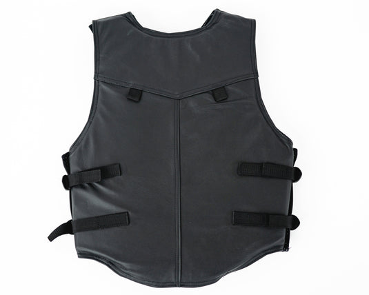 Ride Right 1200 Series Adult Rodeo Vest - Leather Flipped